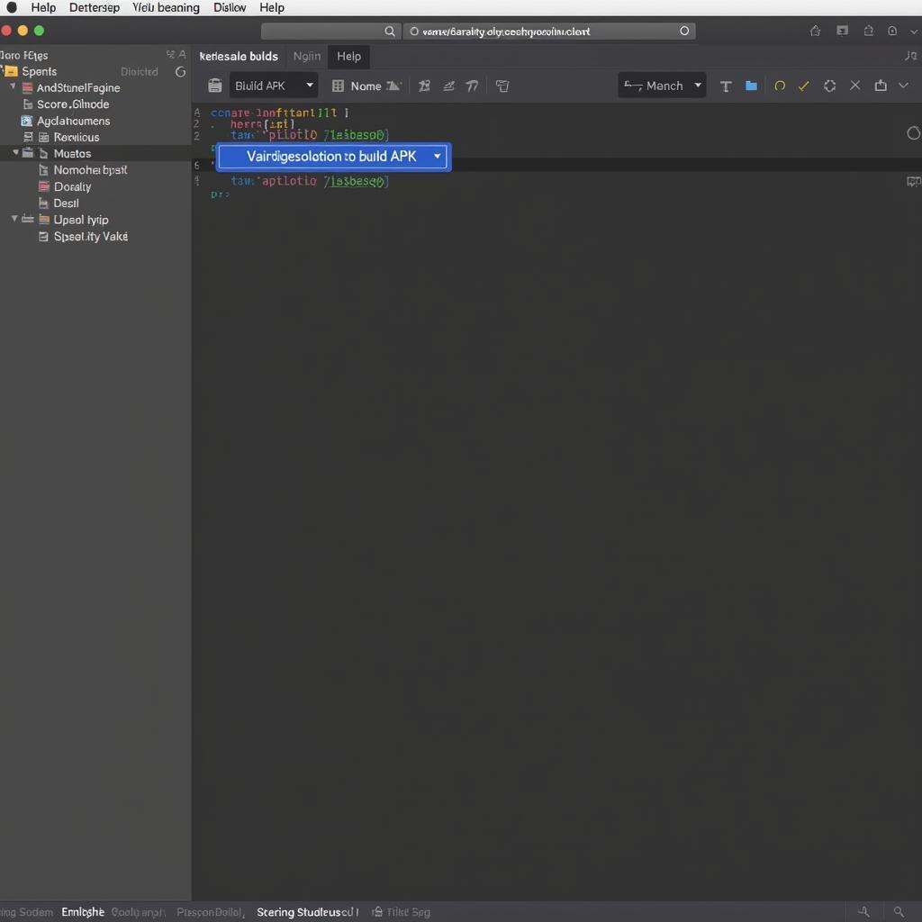 Building an APK in Android Studio