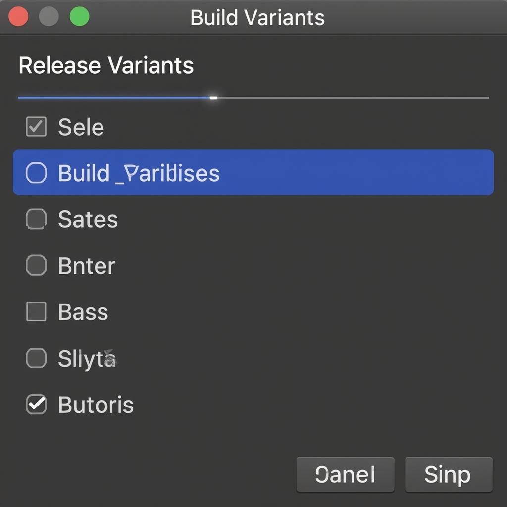 Selecting a Build Variant in Android Studio