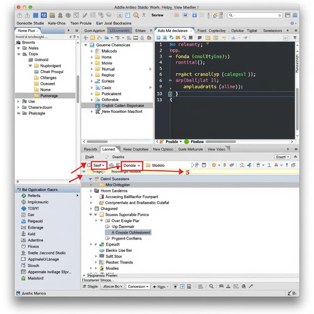 Android Studio Interface