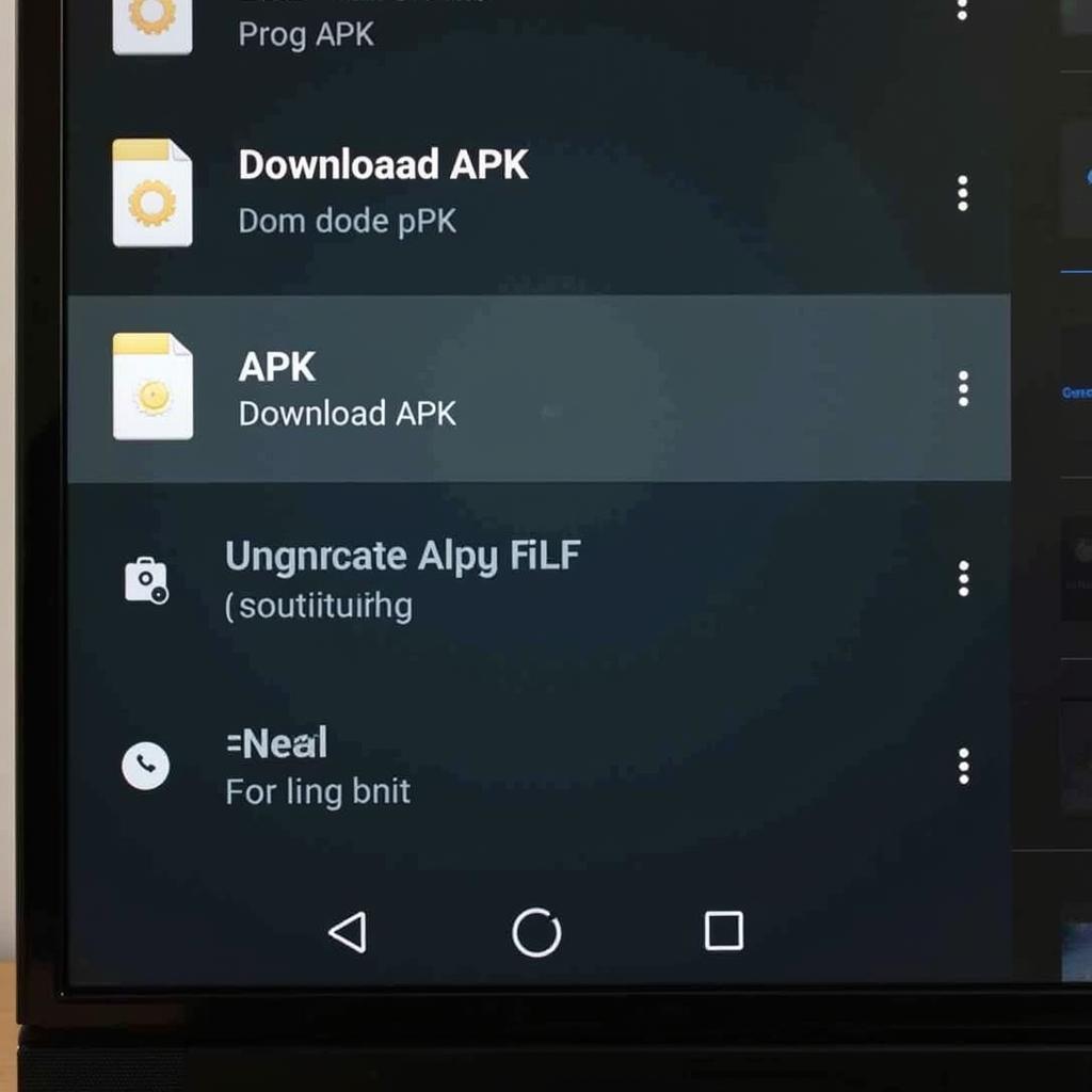 Navigating APK Files with a File Manager