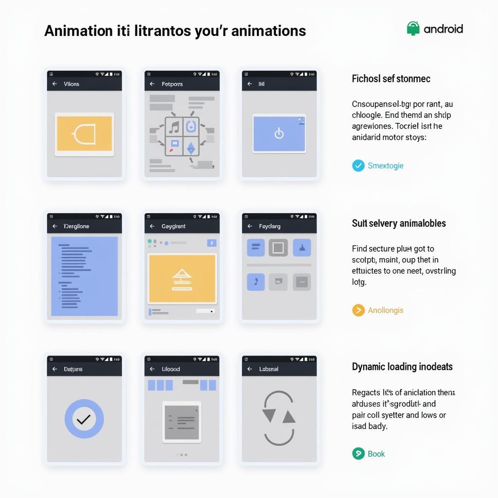 Android UI Library Animation Examples