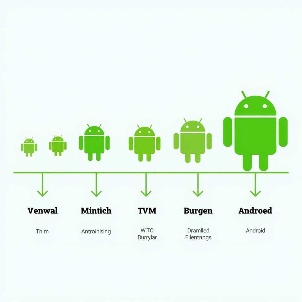 Android Versions Evolution