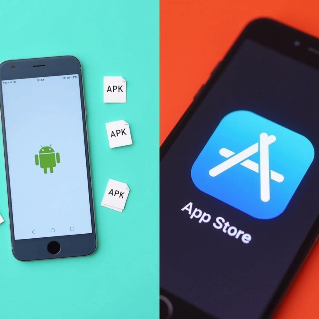 Android vs. iOS App Installation