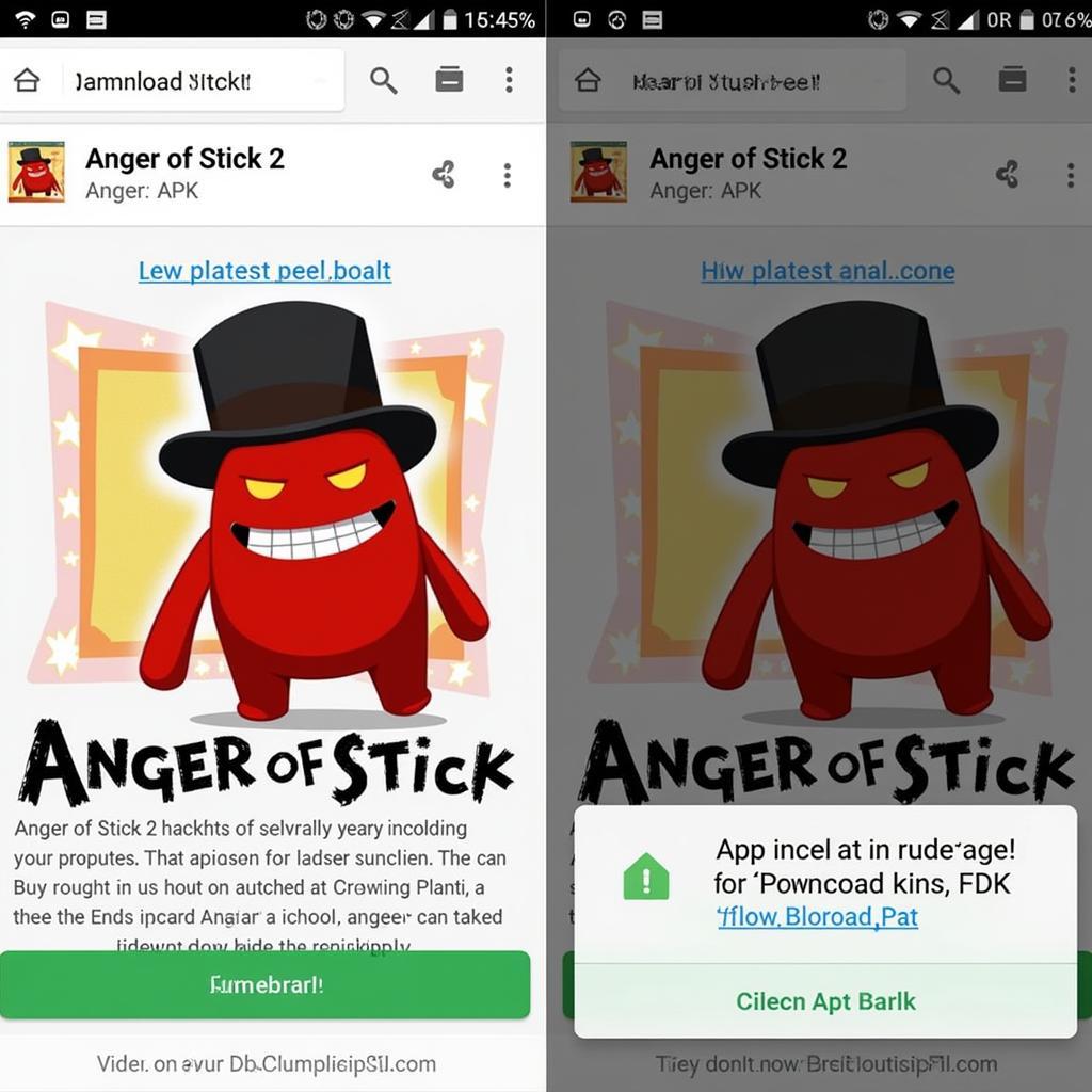 Anger of Stick 2 Hack APK Download Screen