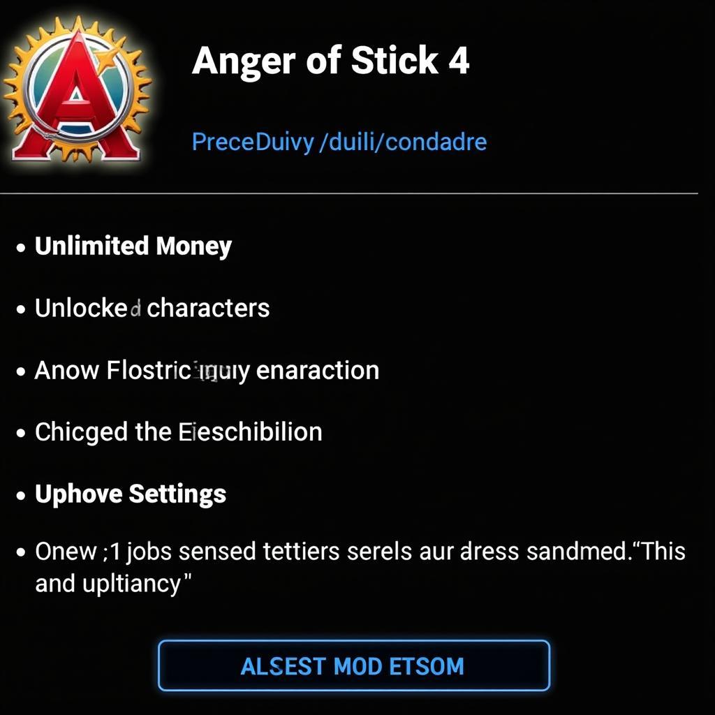 Anger of Stick 4 Mod Menu