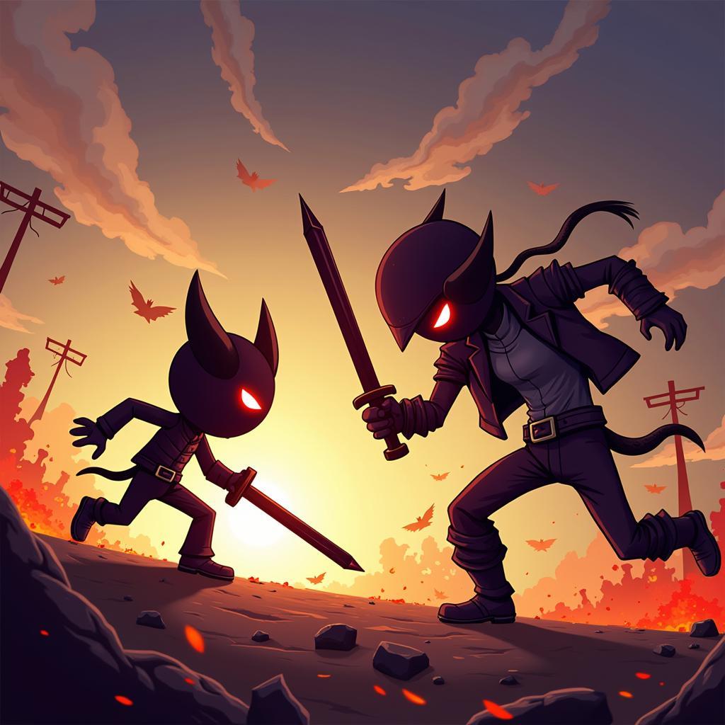 Anger of Stick 6 Mod Apk Combat