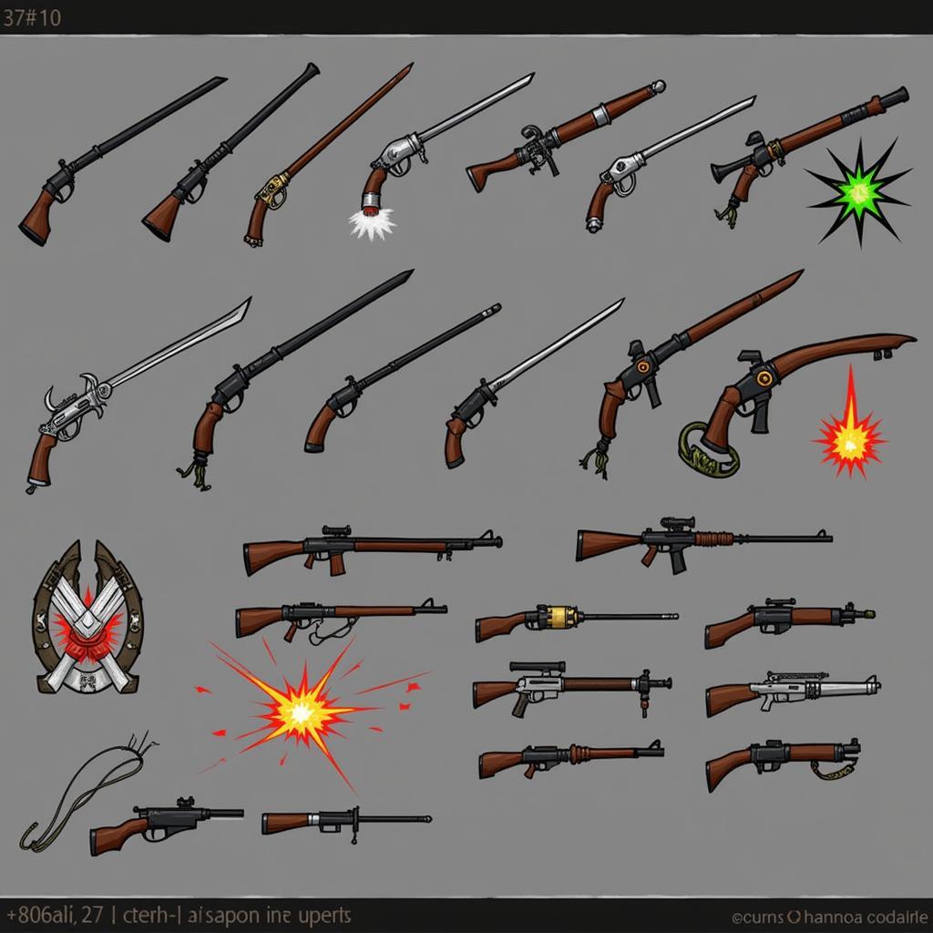 Anger of Stick 7 Weapons Menu