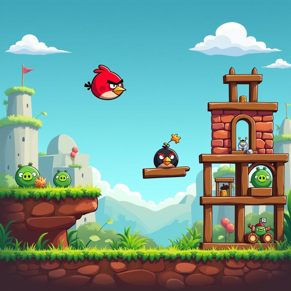 Angry Bird Mod APK 2 Gameplay Screenshot