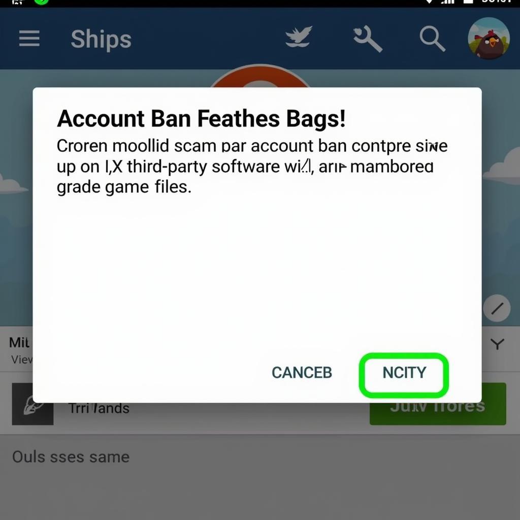 Angry Birds Account Ban