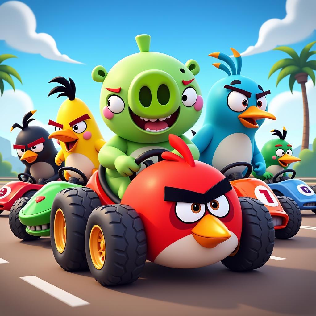 Angry Birds Go Characters Lineup