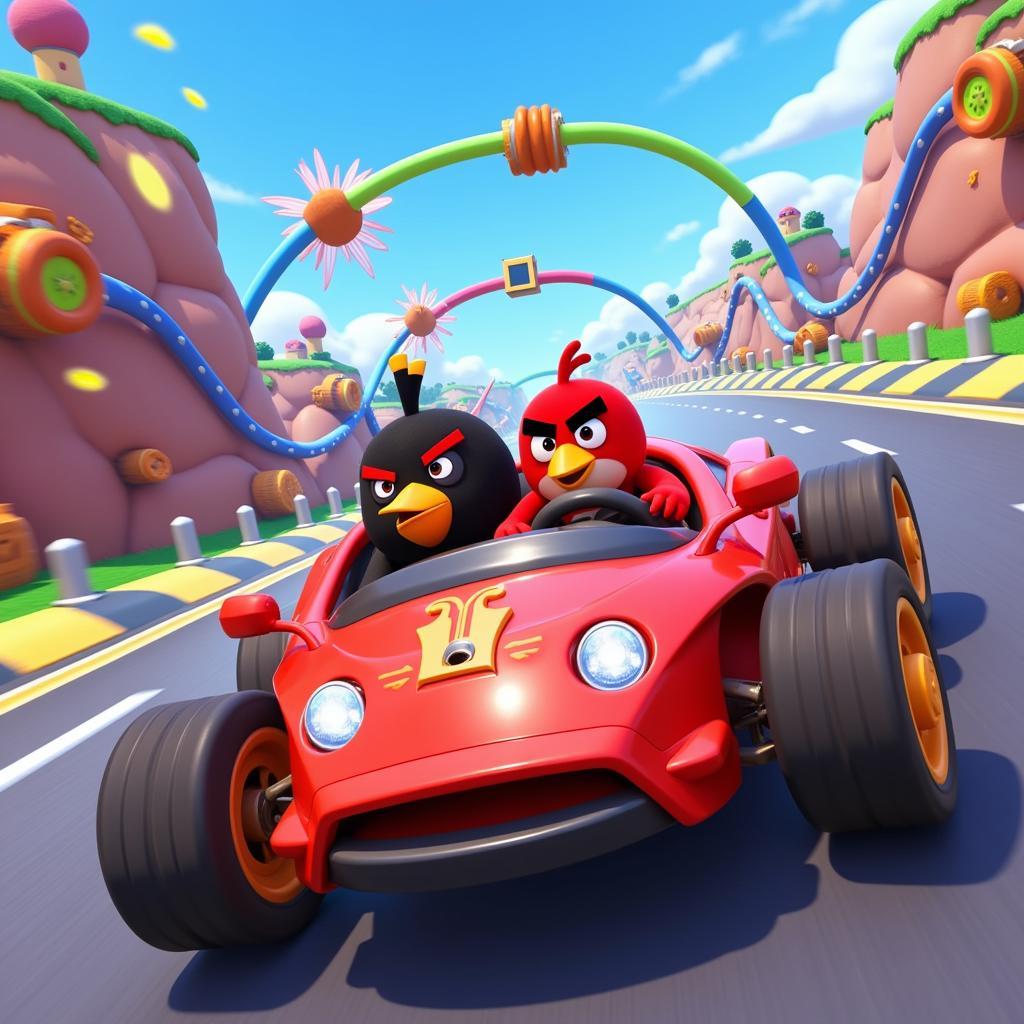 Angry Birds Go Gameplay Screenshot