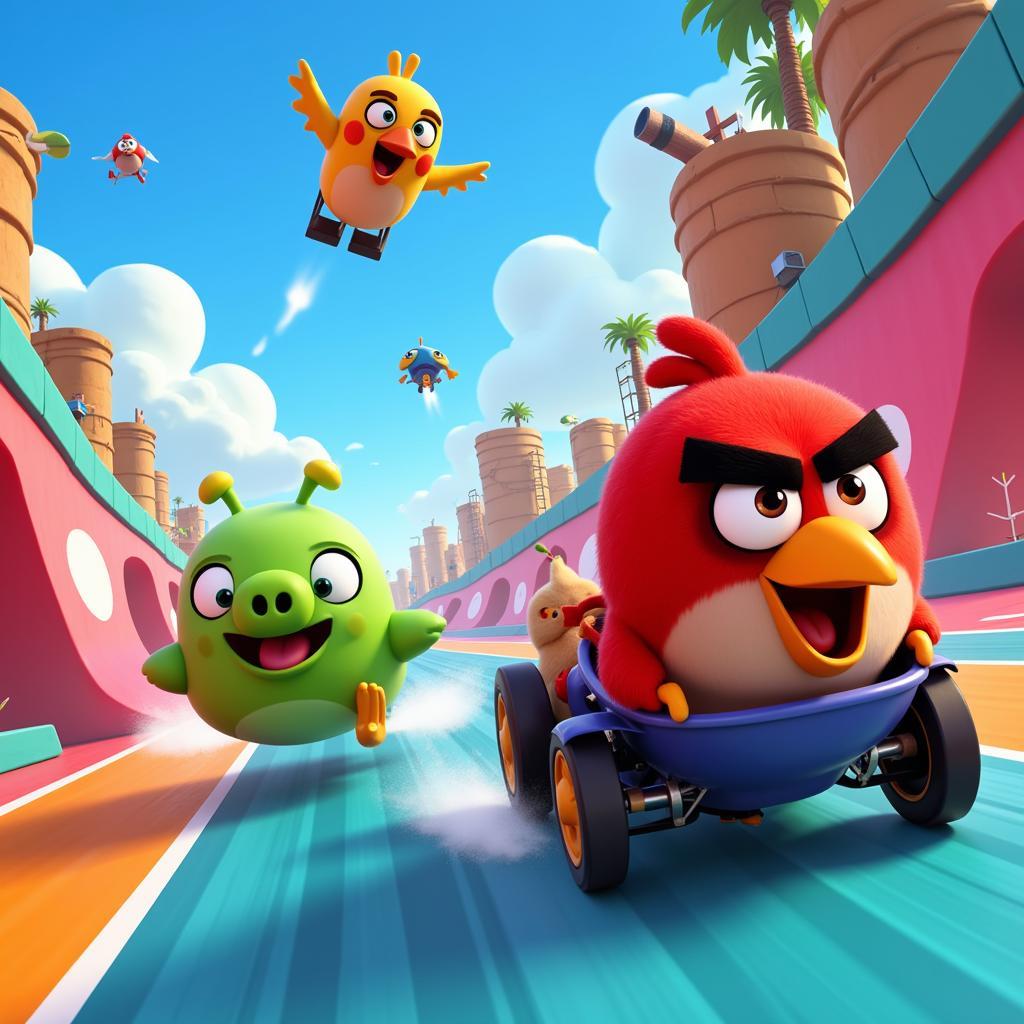 Angry Birds Go Gameplay Screenshot