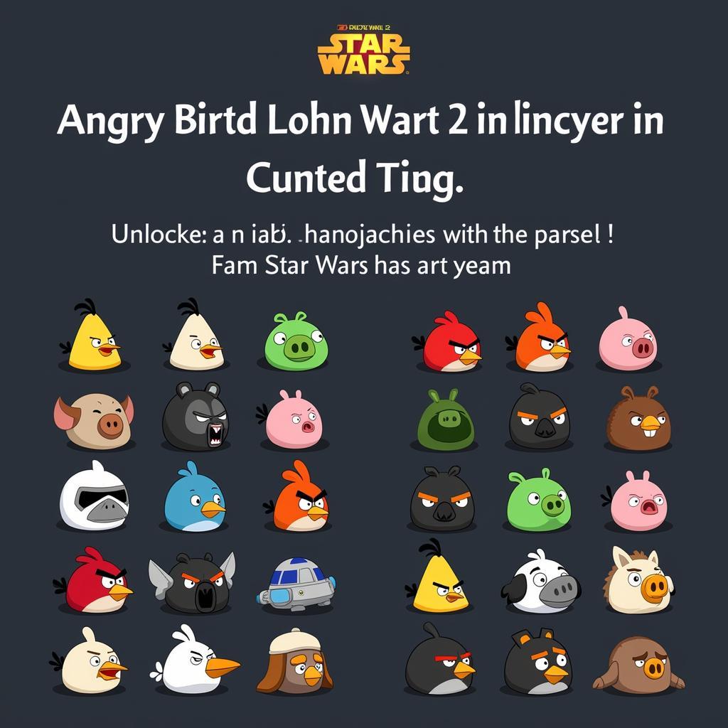 Angry Birds Star Wars 2 Mod Apk Characters