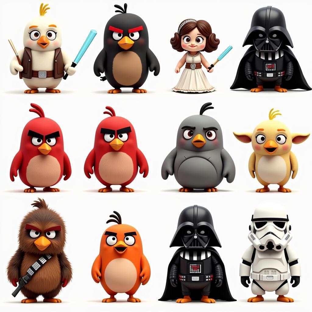 Angry Birds Star Wars character roster