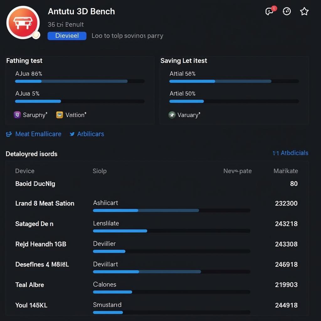 Antutu 3D Benchmark results screen