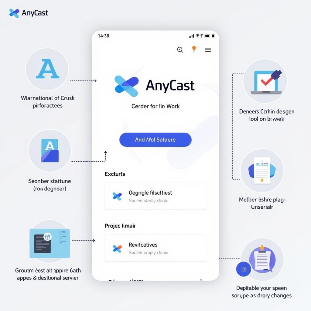 AnyCast Pro APK Interface