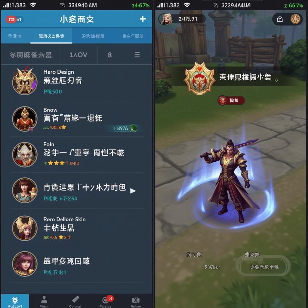 AOV Taiwan gameplay featuring exclusive hero skin