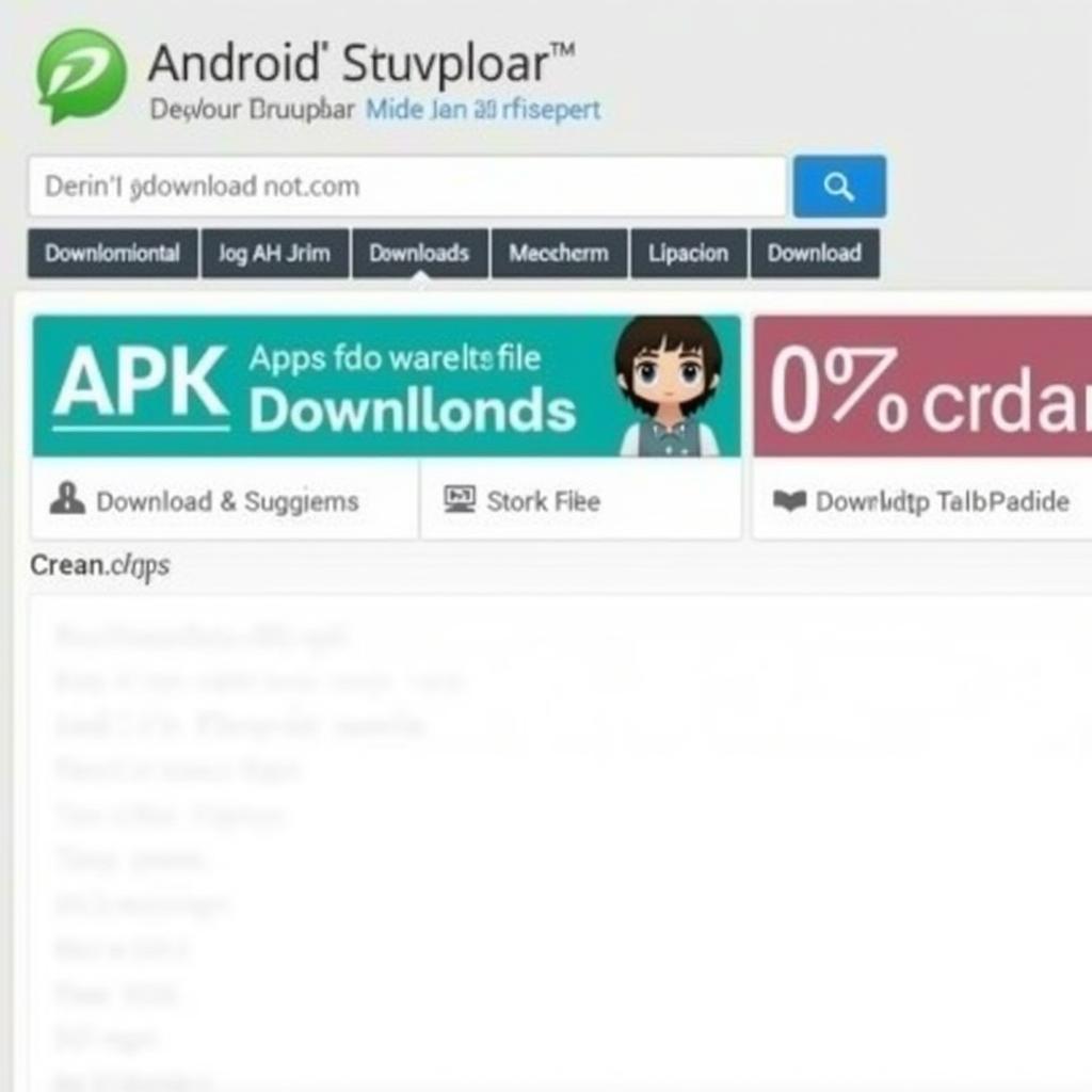 Navigating an APK Download Website