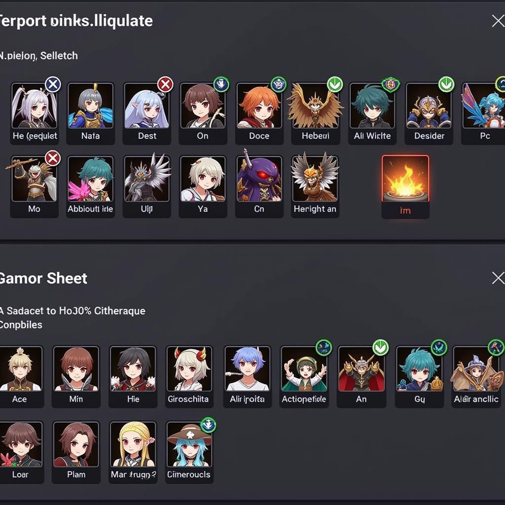 APK Expansion Heroes hero roster interface