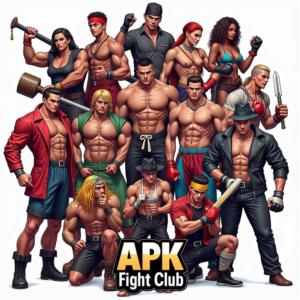 APK Fight Club Character Roster