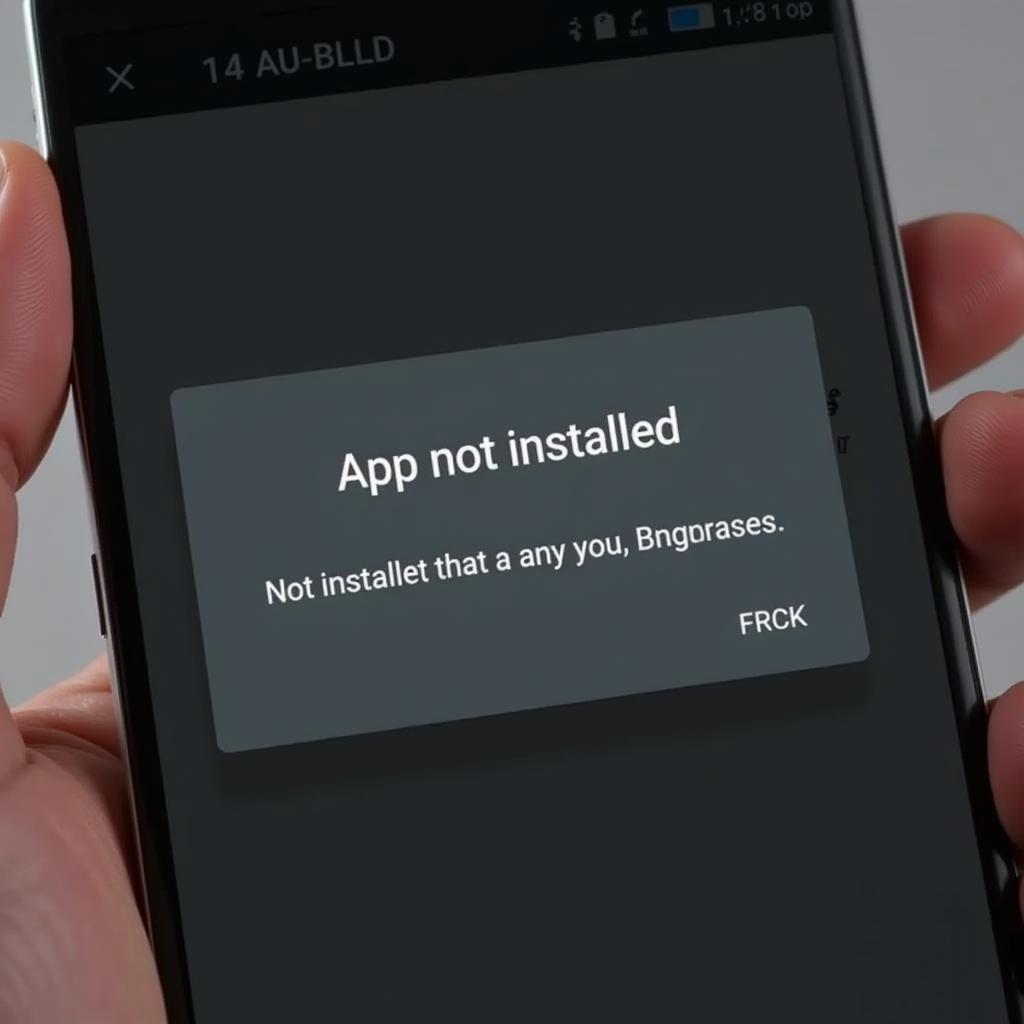 Android APK Installation Error Message