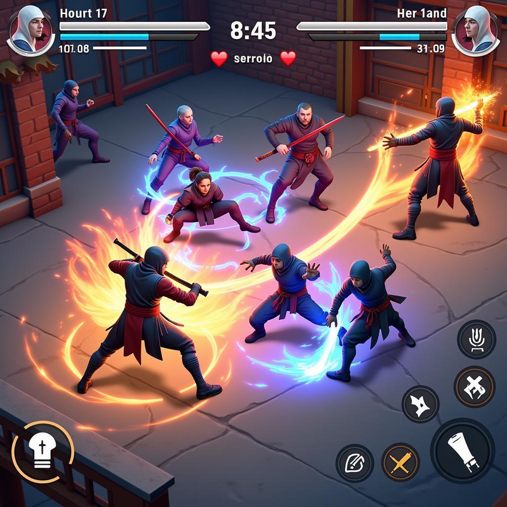 APK Ninja Dai Chien Gameplay Screenshot