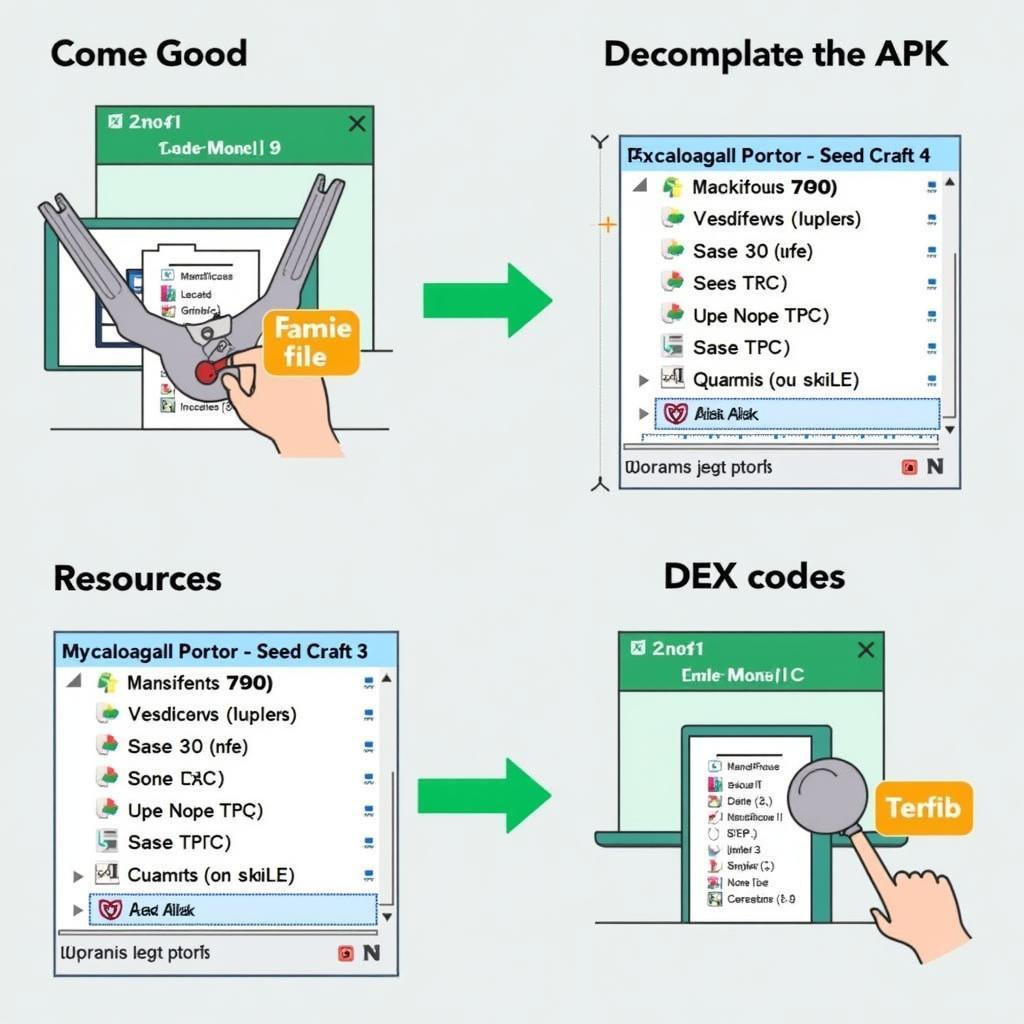 APK Decompiling Process