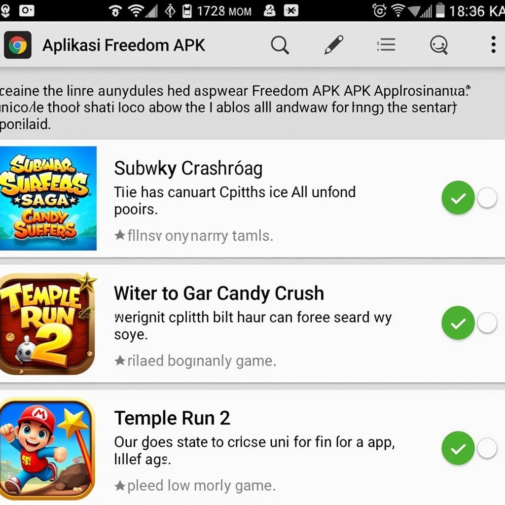 Aplikasi Freedom Game Compatibility