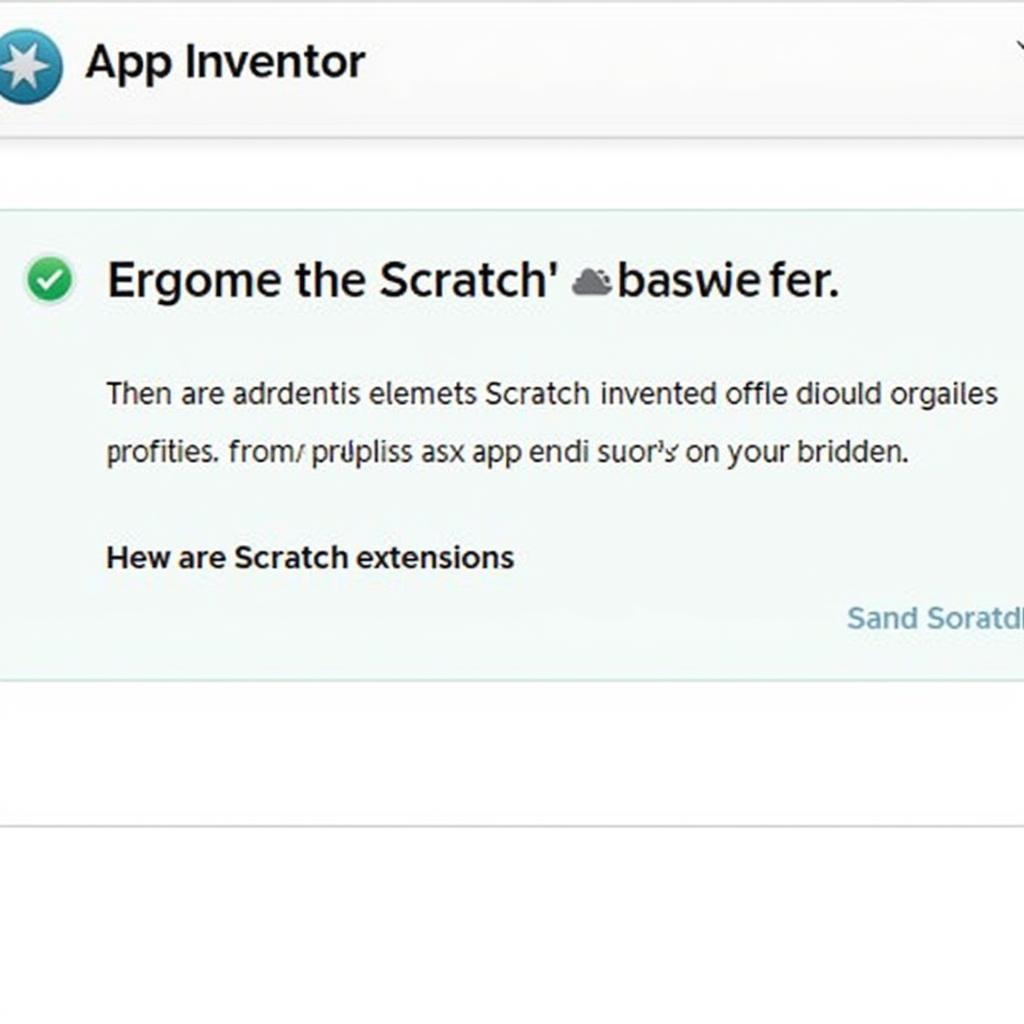 App Inventor Scratch Extension