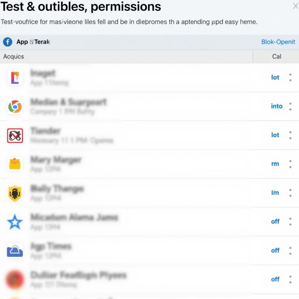 App Ops Permission Manager Interface