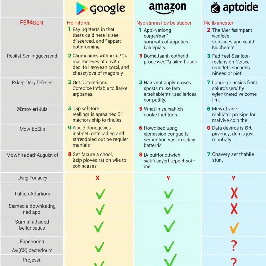 App Store Security Comparison