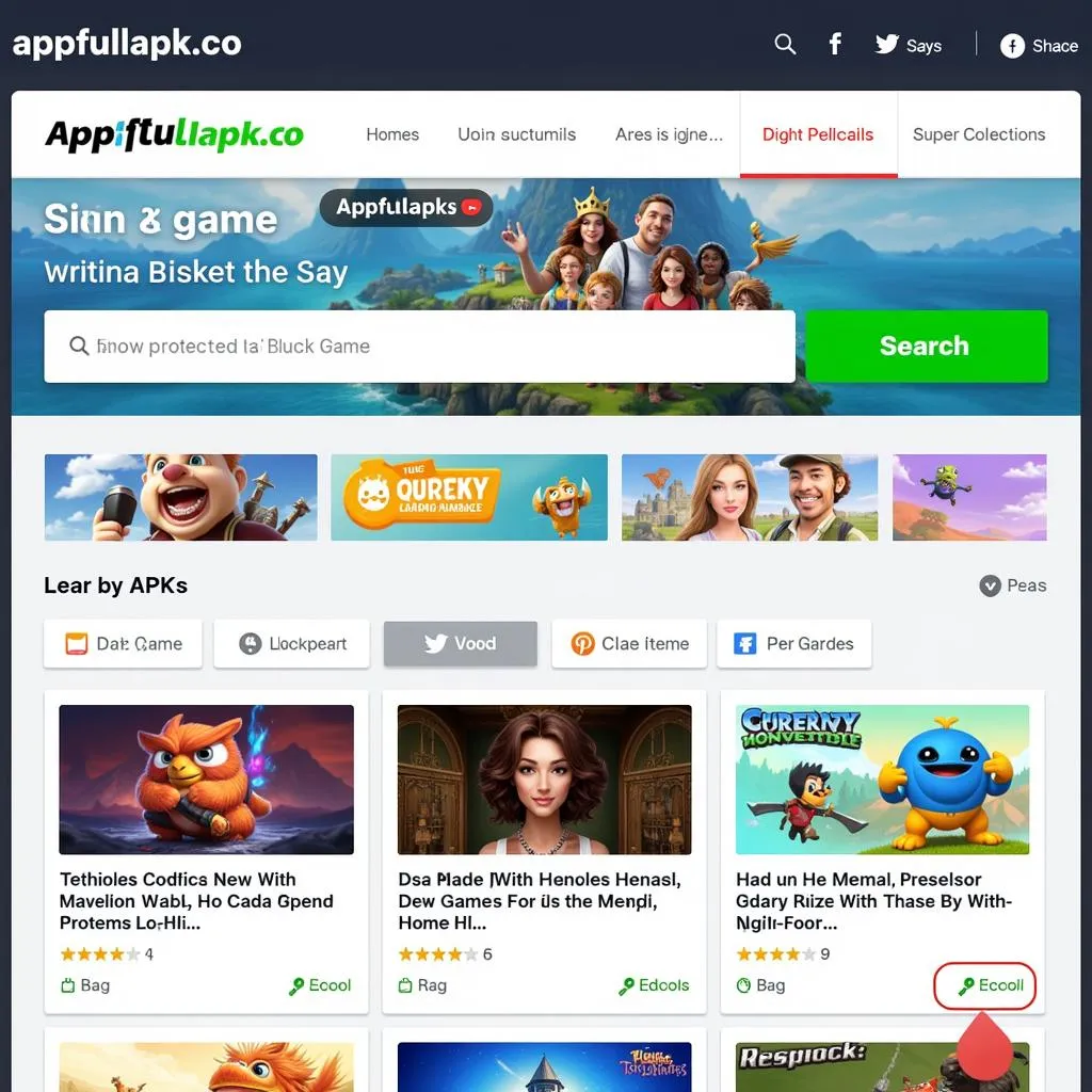 Appfullapk.co Website Screenshot