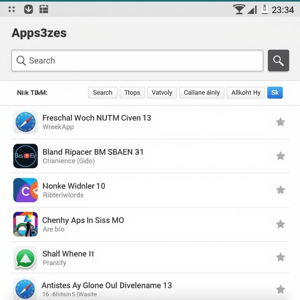 AppSales APK Interface