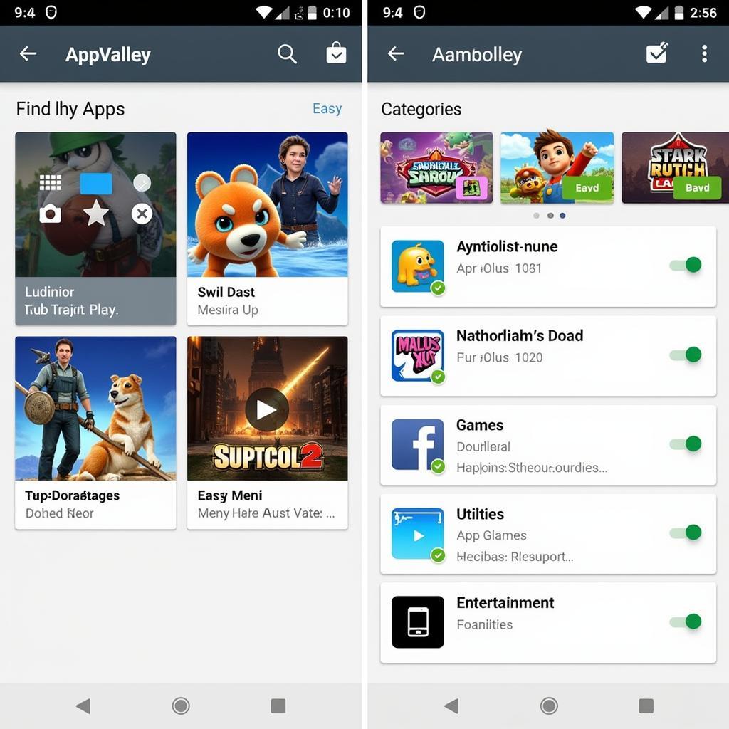 AppValley APK User Interface