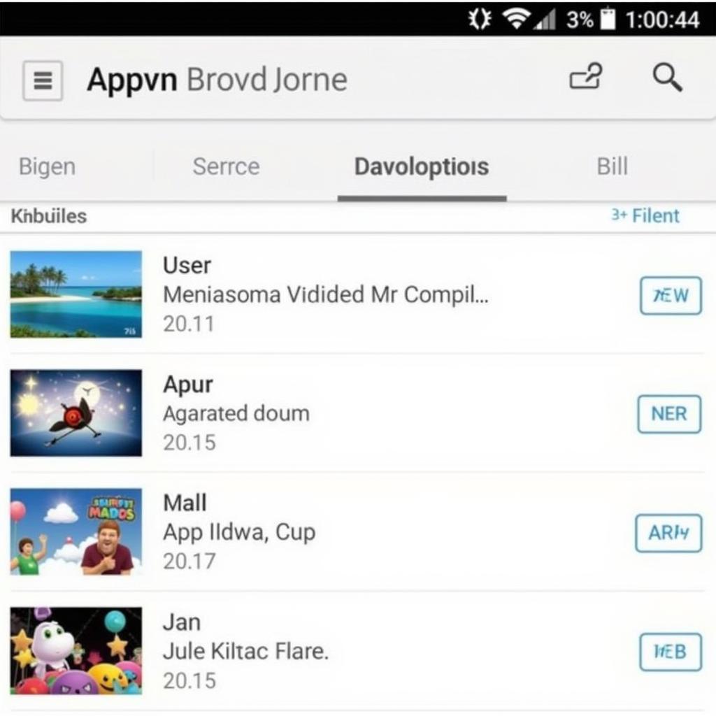 Appvn APK 2017 Interface