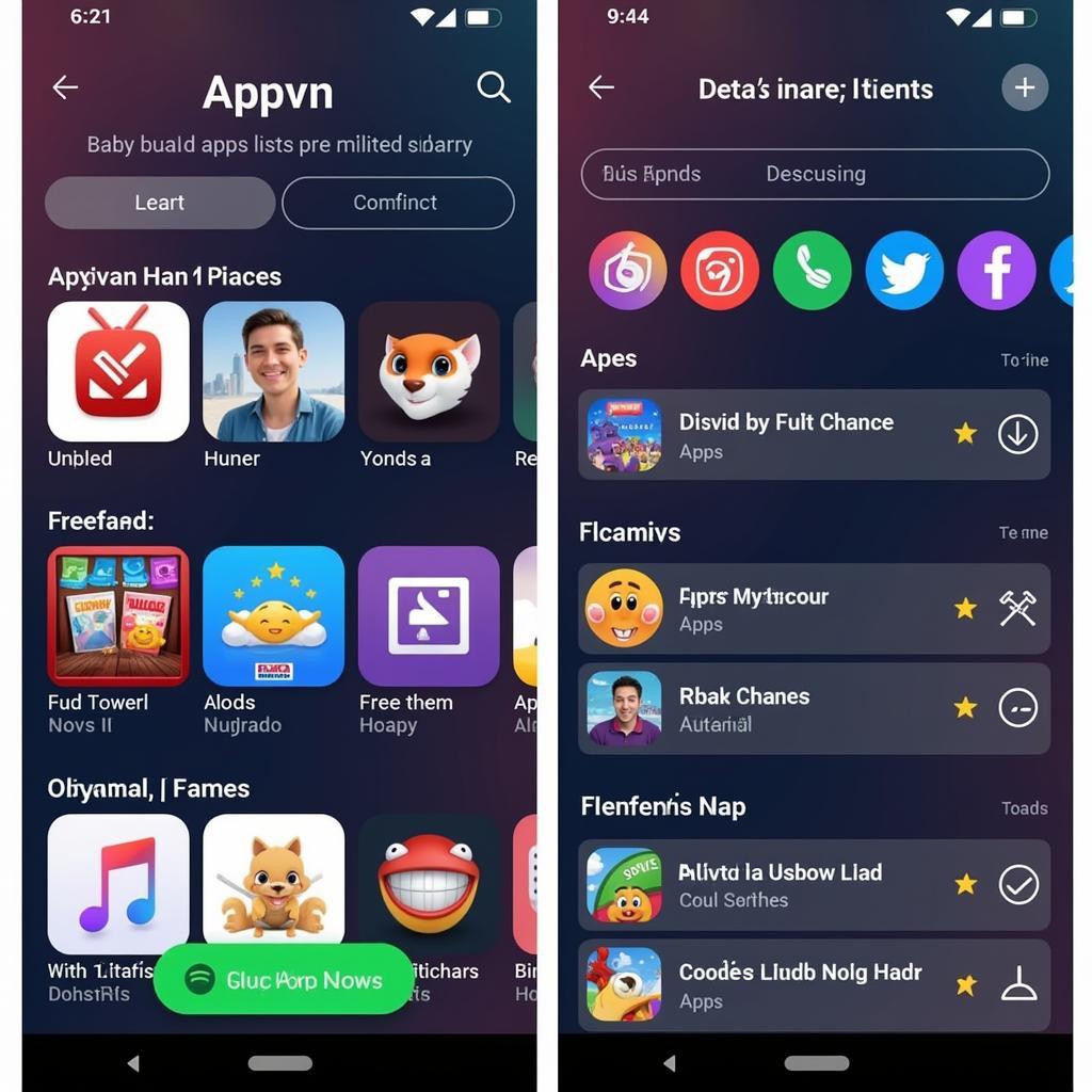 Appvn Interface and App Selection