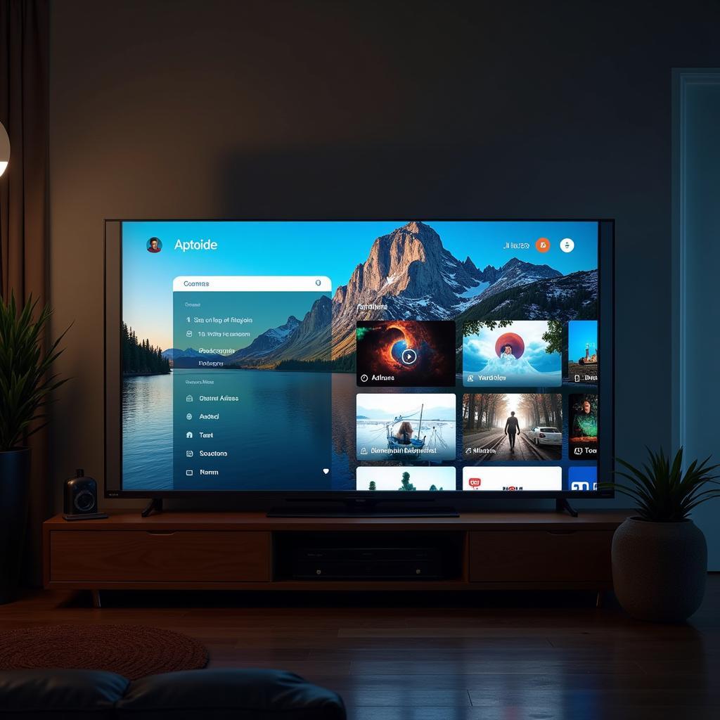 Aptoide TV on Android TV Screen