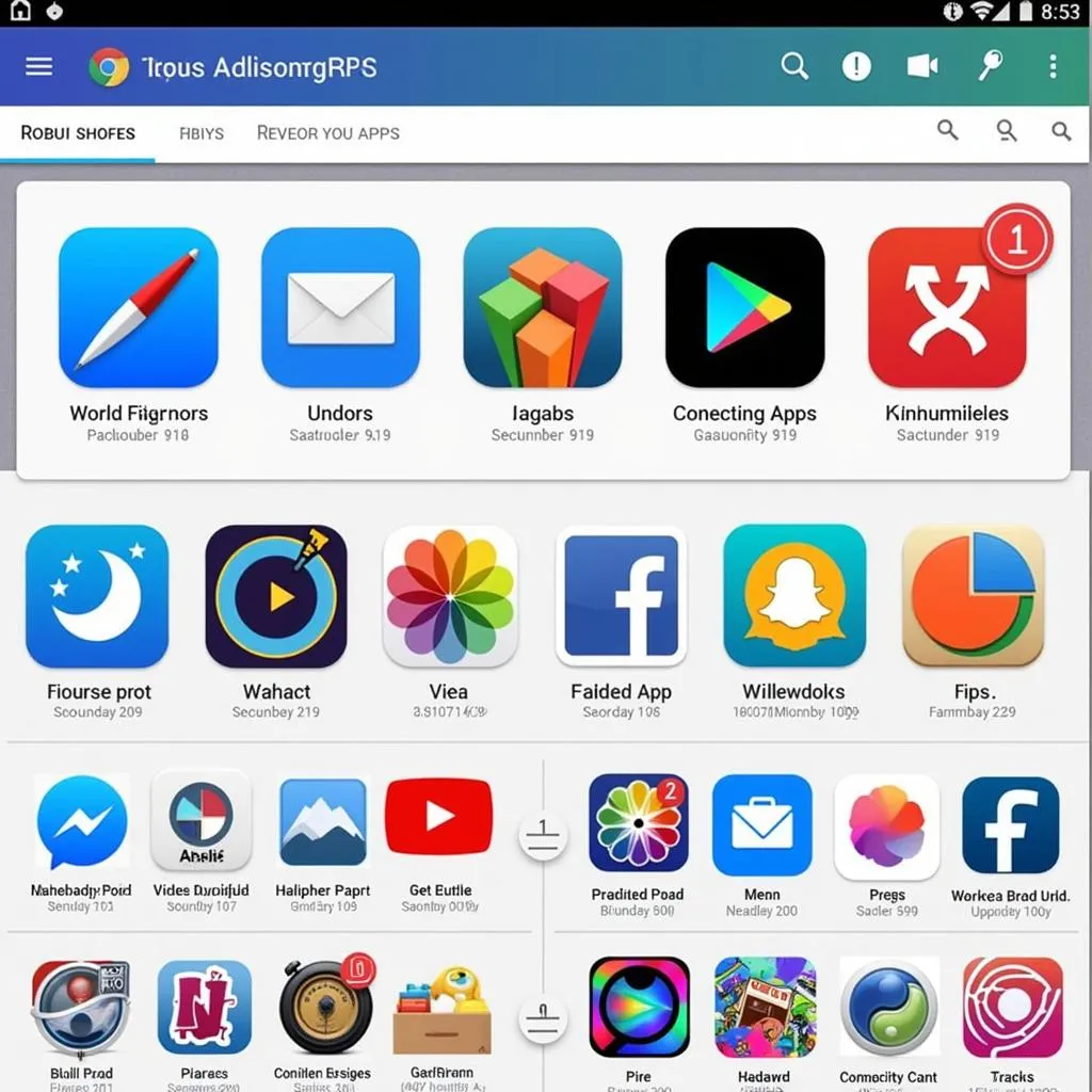 Wide Selection of Apps in Apus APK