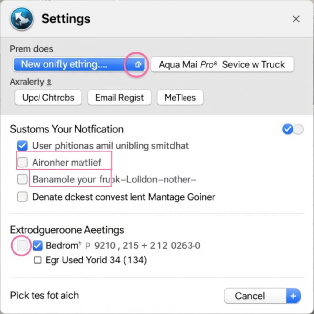 Aqua Mail Pro Settings