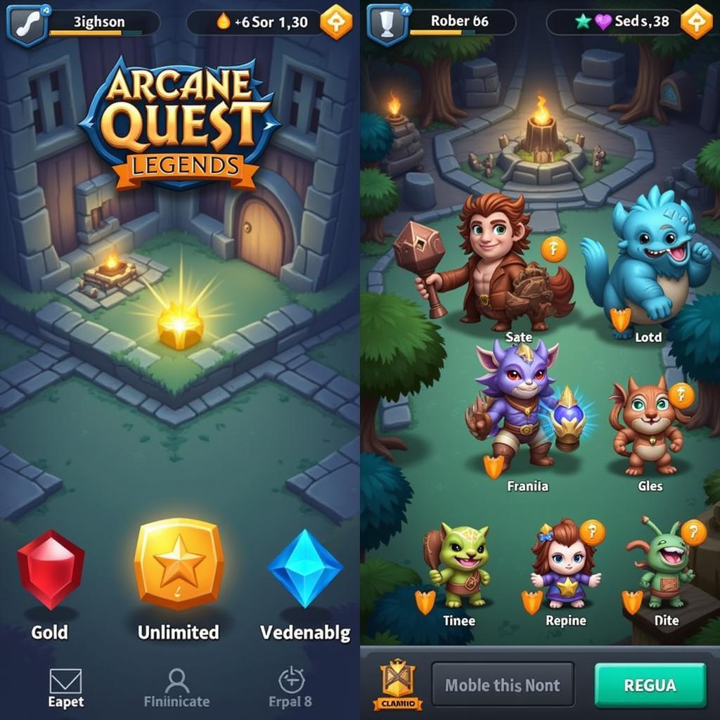 Arcane Quest Legends Mod Apk Gameplay