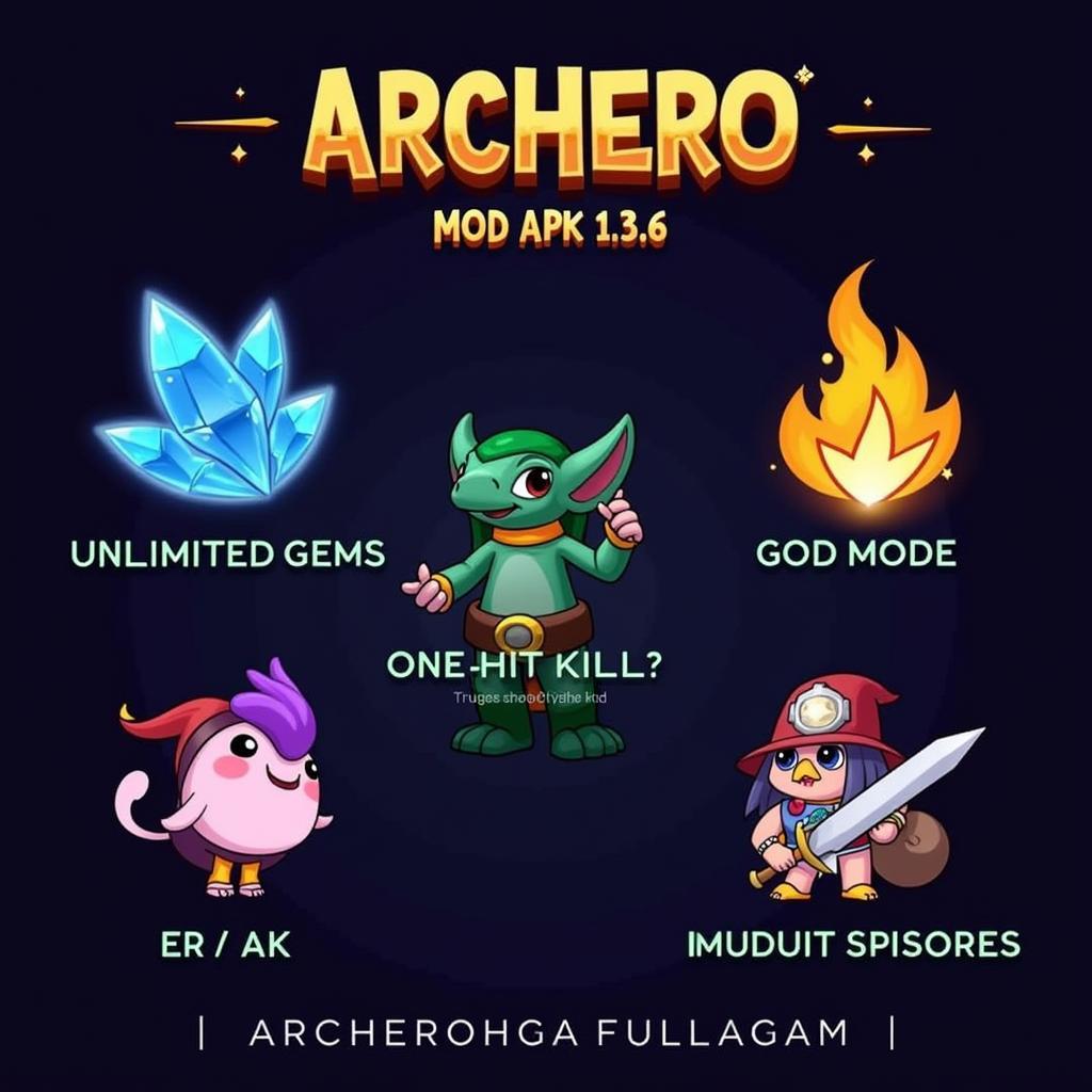 Archero Mod APK features list