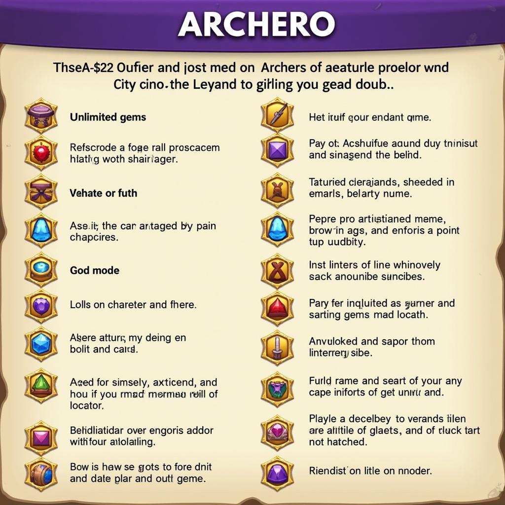 Archero Mod Features Overview