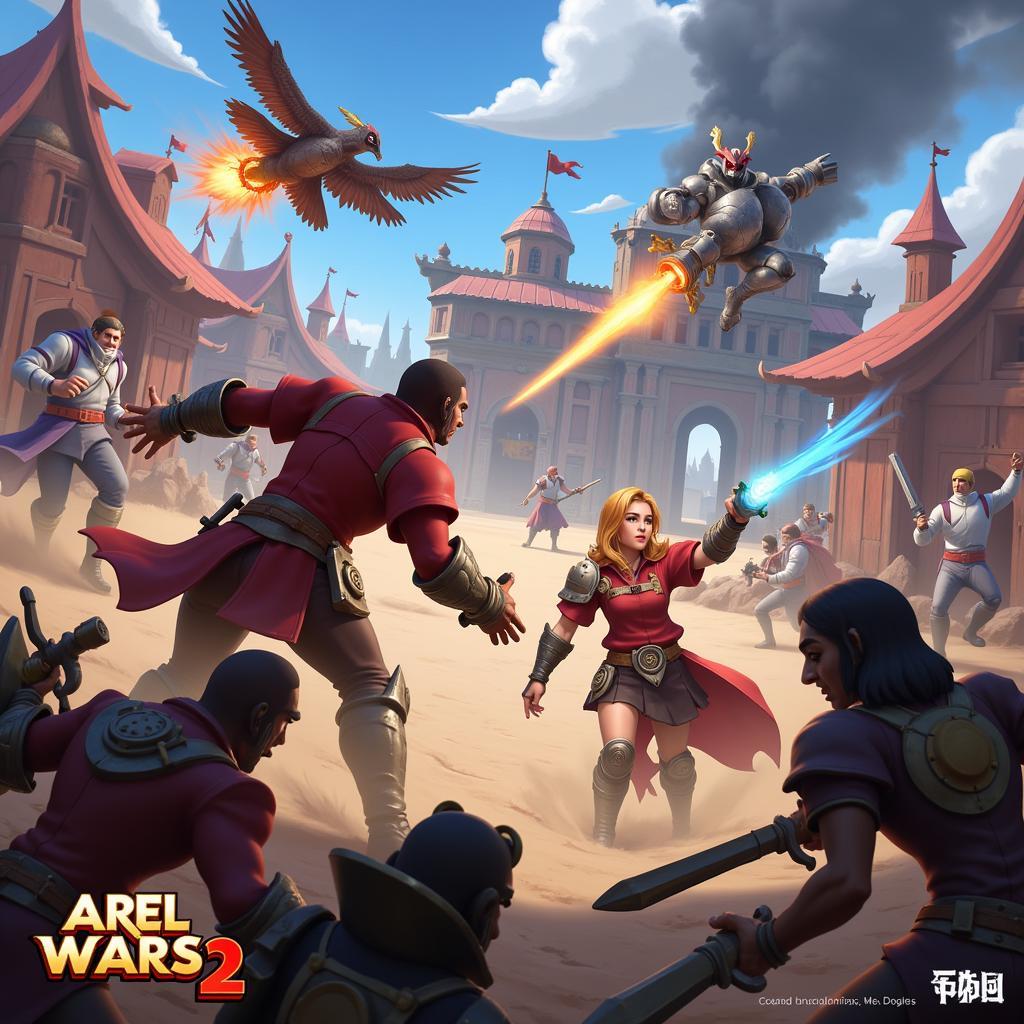 Arel Wars 2 Offline Battle Scene