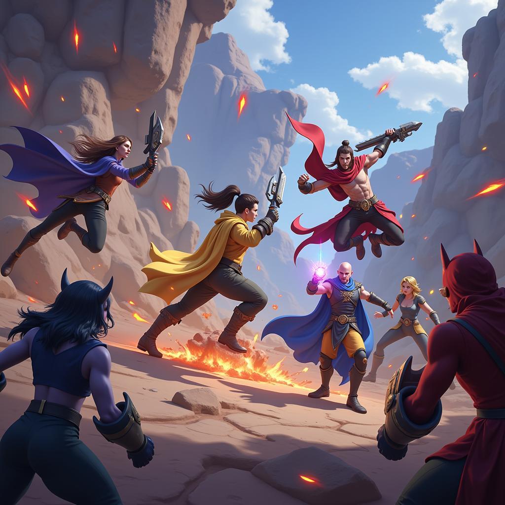 Arena of Valor Intense Team Fight