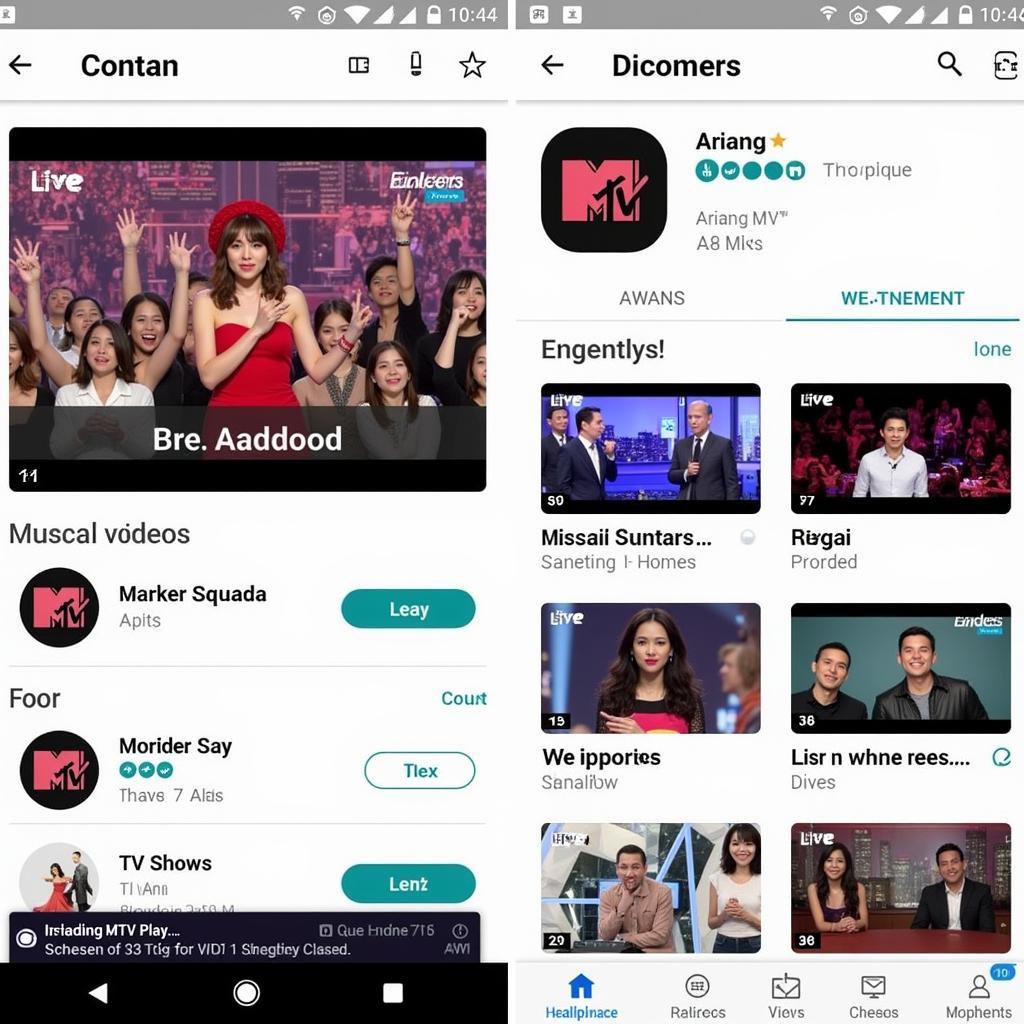 Arirang MTV Play-Signed.apk Interface