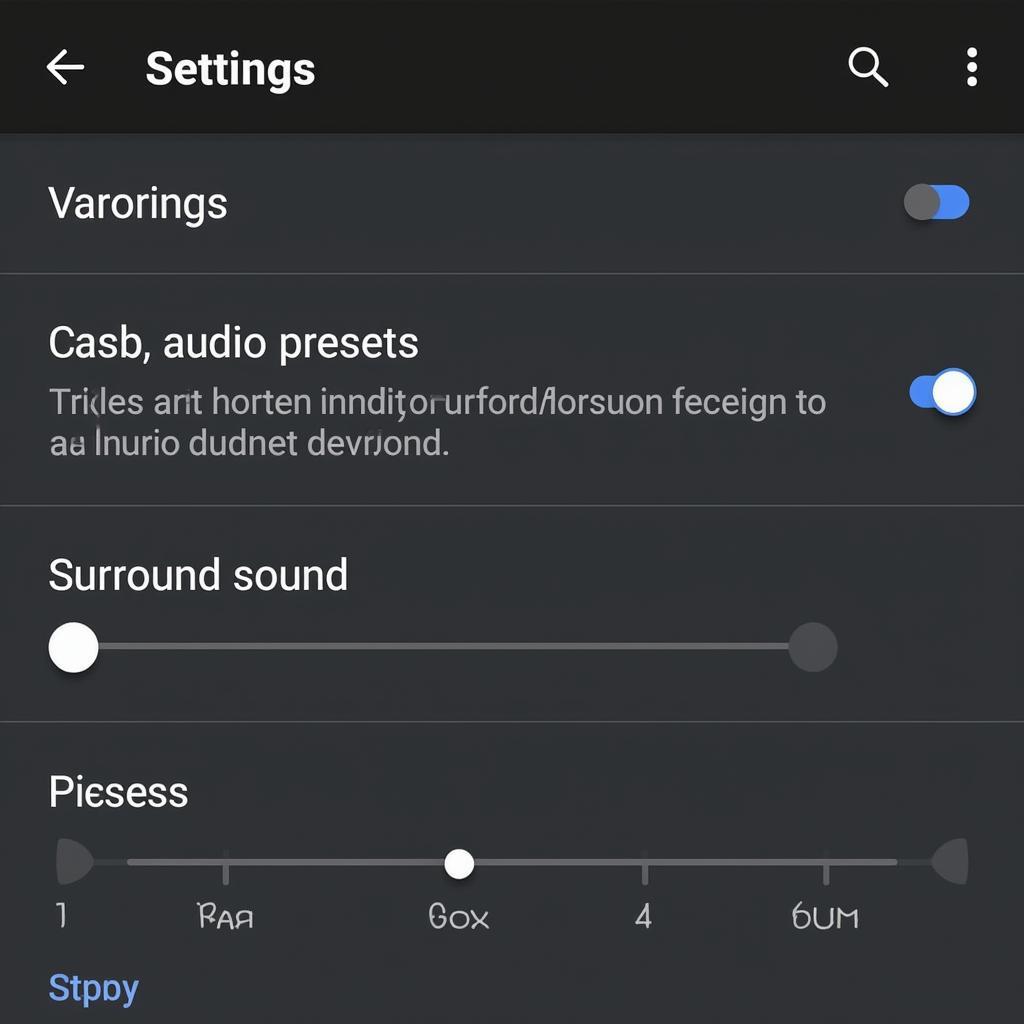 Arkamys Audio Settings