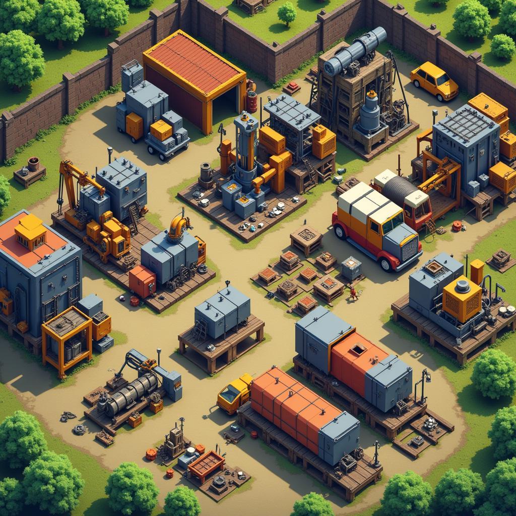 Armory & Machine Mod APK Optimized Factory Layout