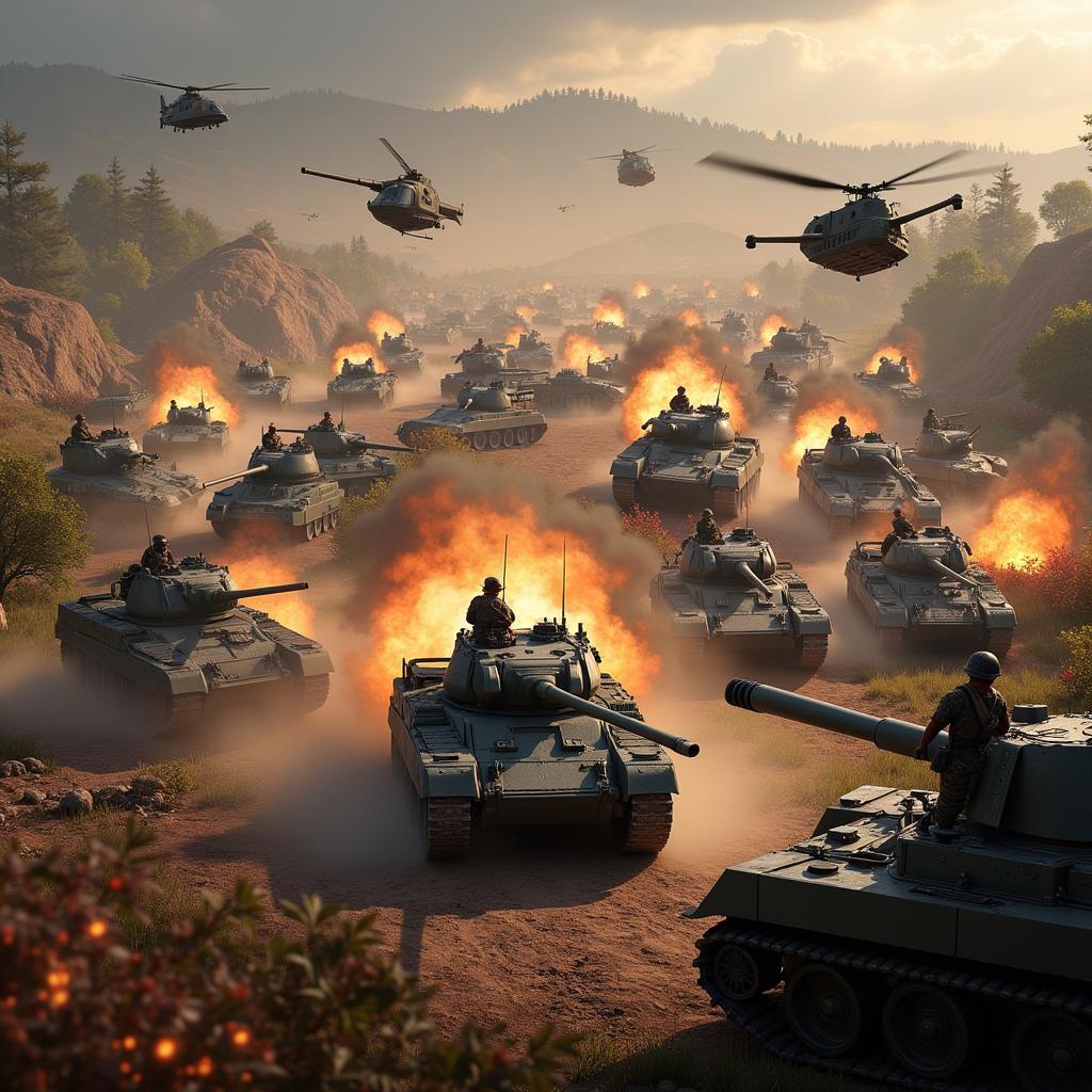 Gameplay screenshot of Art of War 2