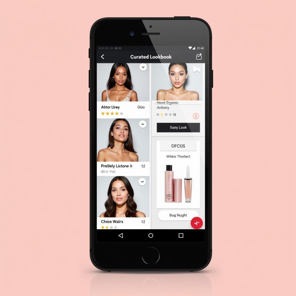 Artistry Virtual Beauty Apk lookbook on a phone screen