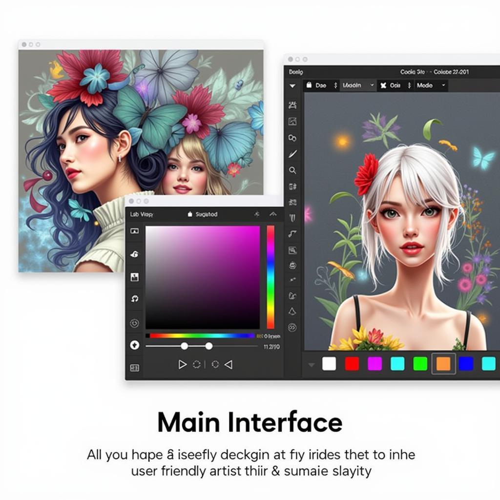 Artrage Studio Pro APK Interface